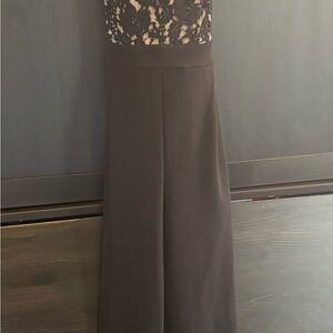 Black Lace Top Jumpsuit